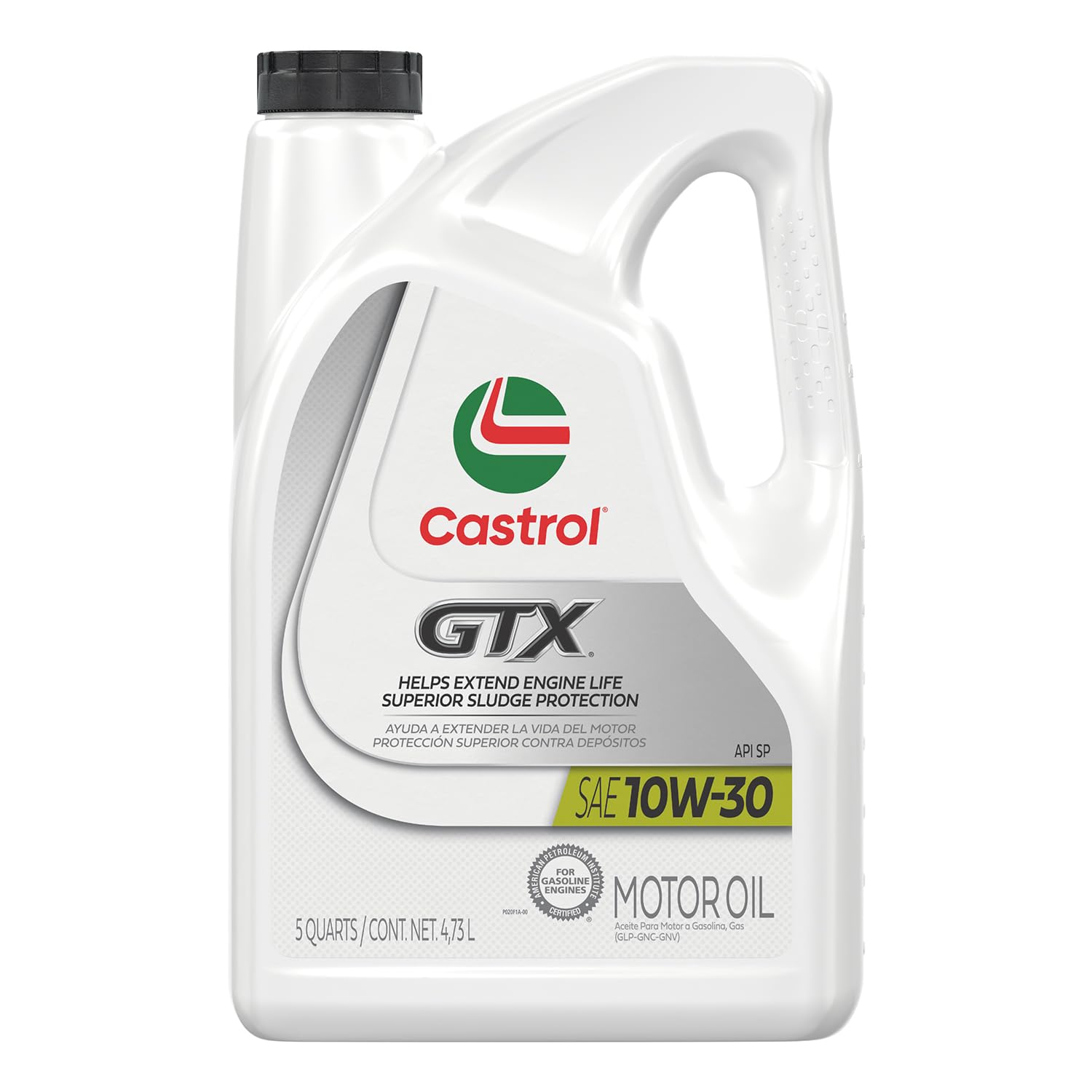 Castrol GTX 10W-30 Conventional Motor Oil, 5 Quarts 5 Quarts