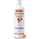 Curaseb Chlorhex 4% Shampoo for Dogs &amp; Cats, Vet Strength Formula, 8oz