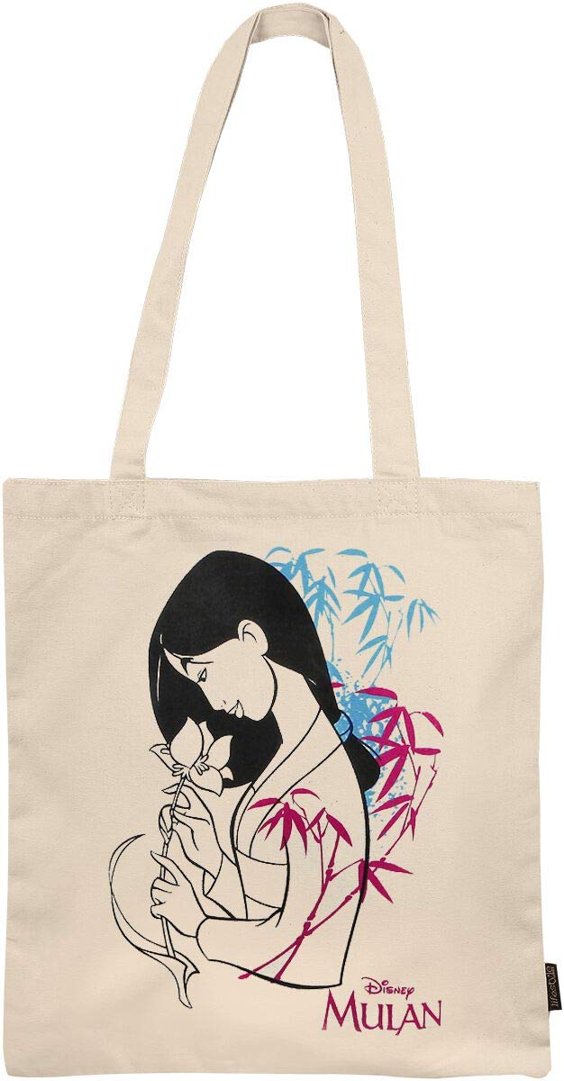 Mochilas, bolsos y papeleras princess Unisex Kids Bolso Asas Algodón Princess Mulan Princess Mulan Cotton Handle Bag Not Applicable, Multicolored, 36.7 X 40.0 X 0.1 CM