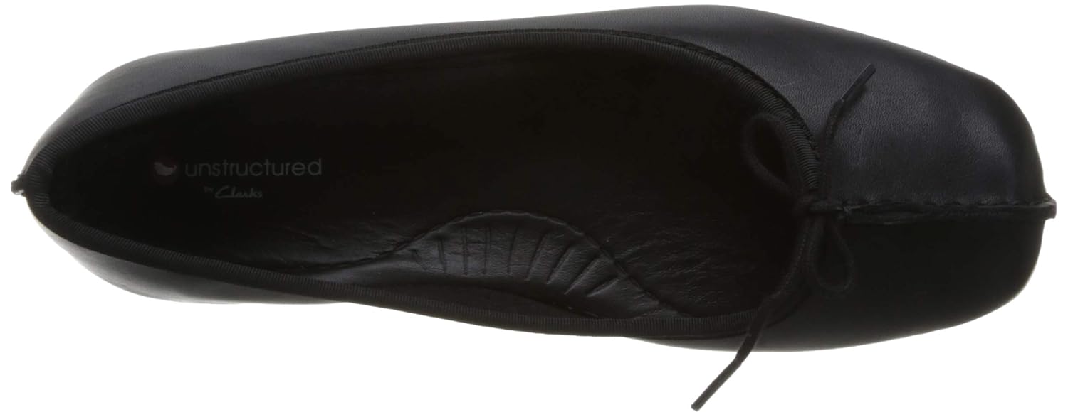 clarks women's freckle ice leather ballet flats