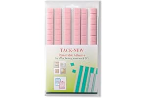 NOMMO Sticky Mounting Putty for Wall Hanging Removeable Repositionable Adhesive Poster Putty Non Marking Wall Mounting Tacky Putty Adhesive Mounting Putty for Picture Hanging Crafts（Pink，96）