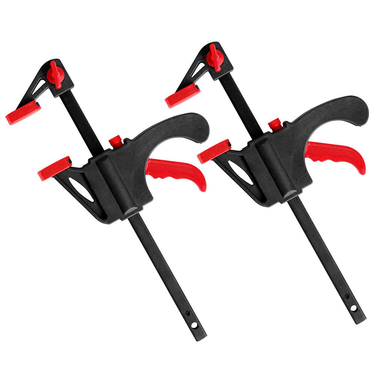 2pc 4-Inch 103mm Jaws Ratchet Trigger/G/Speed Clamps Woodworking Carpentry DIY Home Light-Duty Quick-Change