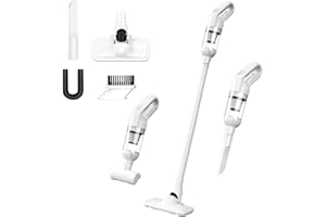 KEALAS 2-in-1 Cordless Handheld Vacuum Cleaner,10000PA Powerful Suction Portable Lightweight Hand Held Vacuum with LED Light,Multiple Accessories,USB Rechargeable,for Car, Office & Home Cleaning