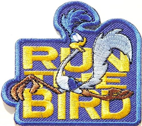 RUN THE BIRD ROAD RUNNER Looney Tunes Bird Comics Cartoon The Movies Logo Kid Baby Jacket T shirt Patch