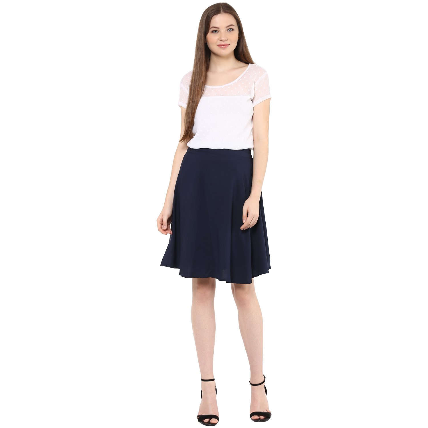 mayra women's crepe skirt