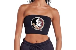 Campus Lab Official Collegiate Primary Logo Women's Tube Top, Strapless Casual Sleeveless Single Layer Top