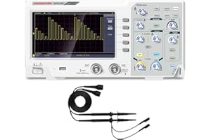 HANMATEK 2000mhz Bandwidth DOS1202 Digital Oscilloscope with 2 Channels and Screen 7 inch / 18 cm, TFT-LCD Display, Portable Professional Oscilloscope Kit with 1000 MS/s Sampling Rate