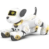 SONOMO Remote Control Robot Dog Toy for Kids, Programmable Robotic Puppy, Smart Interactive Stunt Robot Dog Toy for Kids 3-8 Year Gift