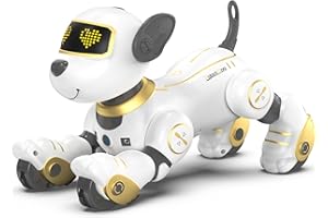 SONOMO Remote Control Robot Dog Toy for Kids, Programmable Robotic Puppy, Smart Interactive Stunt Robot Dog Toy for Kids 3-8 Year Gift