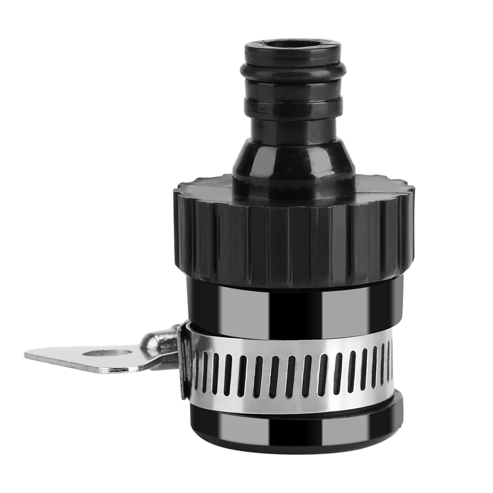 Jenngaoo Tap Connector, Universal Adjustable Adapter Hose Pipe Garden Fitting Connector Top Max Diameter 20mm