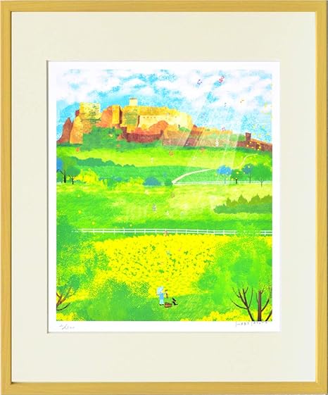 Amazon Co Jp 絵画 はり たつお スピシュスキー城 スロバキア 世界遺産シリーズ 絵画 インテリア 壁掛け アート ポスター フック 海 ピカソ 額縁 ホーム キッチン