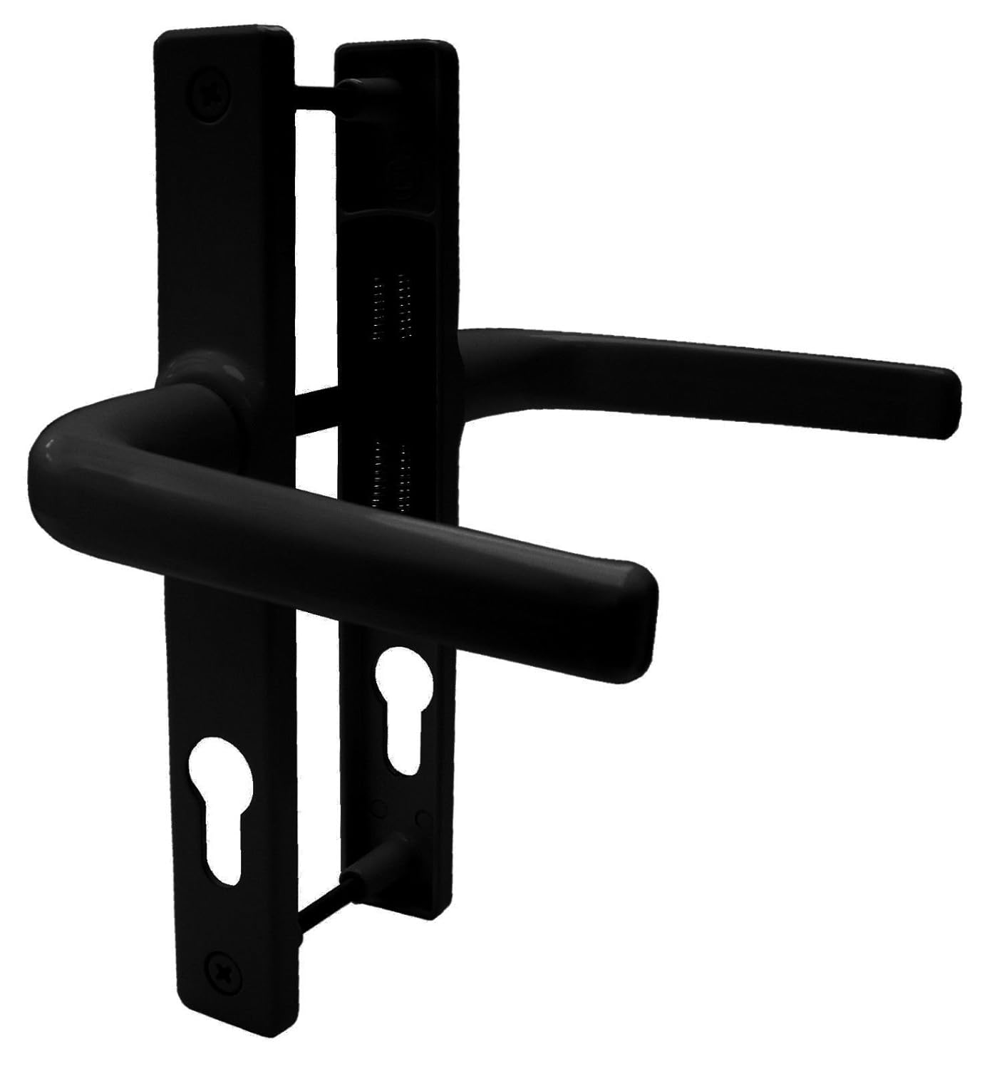 Ferco 70MM UPVC Door Handle Lever Lever Pair CHROME Sprung 180mm