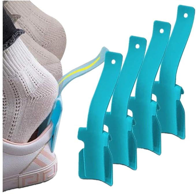 4 Pieces Lazy Shoe Helper, 2020 Portable Sock Slider