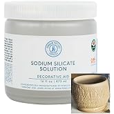 Penguin Pottery - Sodium Silicate for Pottery, Deflocculant, Liquid Glass, Liquid Sodium Silicate, Waterglass, Silica Water, Sodium Silicate Water Glass, High Temperature Sealant (16 fl.oz | 473 ml)