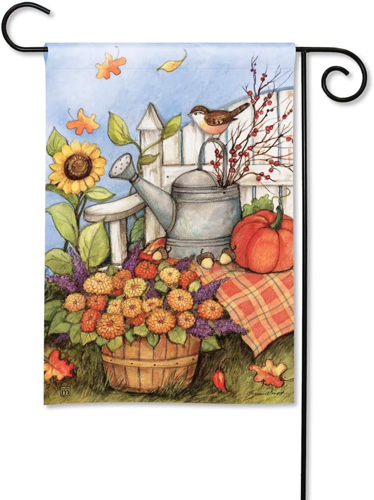 BreezeArt Studio M Loving Fall Decorative Garden Flag – Premium Quality, 12.5 x 18 Inches