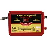 Parmak Super Energizer 5 Low Impedance 110/120 Volt 50 Mile Range Electric Fence Controller SE5