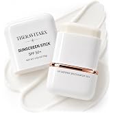 TheravitaRX Airy Fit Sunscreen Stick SPF 50+, Korean Formula, Broad Spectrum UVA/UVB Protection, Lightweight Invisible Face Sunscreen, Water &amp; Sweat Resistant, 0.53 oz (15g)