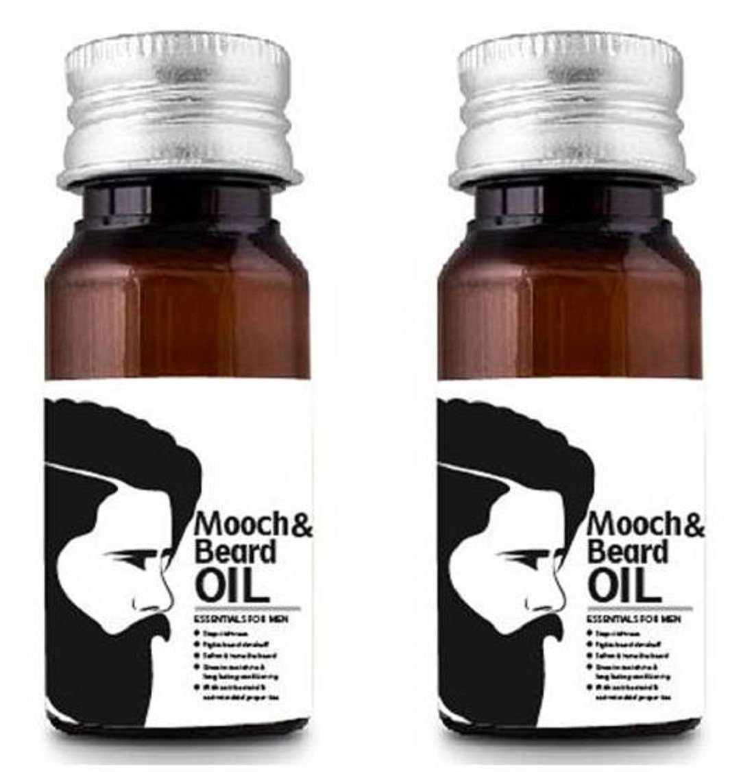 Buy Men's Moustache and Beard Oil (30 Ml) Pack of 2 Online at Low
