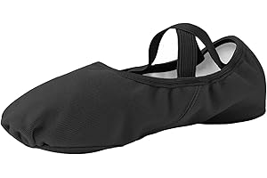 Stelle Women Ballet Shoes Highly Stretch Canvas Adult Ballet Slippers Split Sole Yoga Dance Shoe for Girls Boys