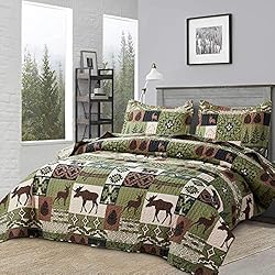 Quilts Set King Size Rustic Quilt Bedspread