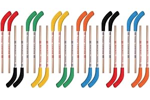 Juinrinet 24Pcs Hockey Pencils and Erasers -Hockey Stick Sports Theme Party Supplies, Fun Cool Pencils for Hockey Fans, Stude