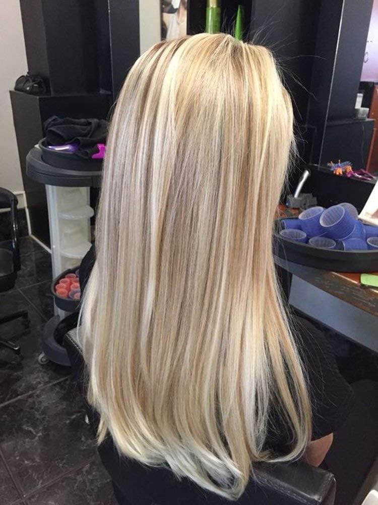 Full Shine U Part Wig Human Hair 22Inch 150gram Color 27 Honey Blonde Highlight with 60 Blonde Human Hair U Part Wigs for Black Women