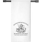 TSOTMO Movie Inspired Kitchen Decor But What About Second Breakfast Club Kitchen Towel Dish Towel Tea Towel (Second Breakfast Towel)