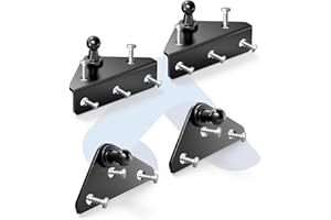 ARANA 13𝒎𝒎 Gas Struts Mounting Bracket, Ball Stud Mount Brackets for Universal Lift Supports Shocks Spring Prop Kits Hardwa