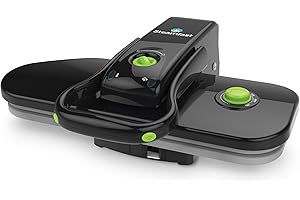 Steamfast SF-623 Mid-Size Steam Press with Multiple Fabric Settings and Steam Burst Function, Black, 20.47" L x 17.16" W x 6.73" H