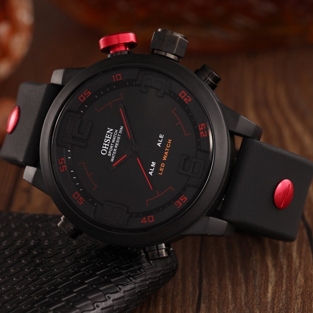 ohsen sport watch water 30m resistant