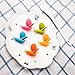 SPHTOEO 10PCS Snail Shape Silicone Tea Bag Holder Cup Mug Candy Colors Gift Set