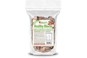 HENRY'S HEALTHY PETS Henry's Healthy Blocks - Nutritionally Complete Food for Squirrels, Flying Squirrels, and Chipmunks, 11 Ounces