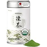 Japanese Ceremonial Grade Matcha Powder &ndash; USDA Organic | 3oz Tin | Smooth Taste with Low Bitterness | Calm, Clear Energy | Pure Matcha