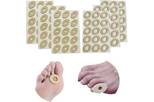 Mcvcoyh 72 Pads Soft Callus Cushions Pads Toe and Foot Protectors for Feet Heel Reducing Rubbing
