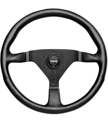 Amazon.com: momo MCL35BK1B Montecarlo 350 mm Leather Steering