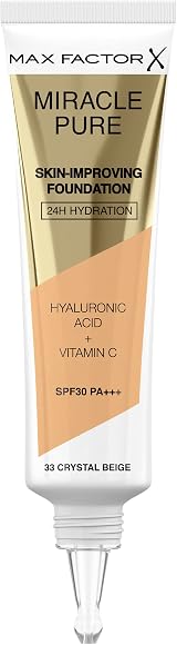 Max Factor Miracle Pure Foundation Crystal Beige 33