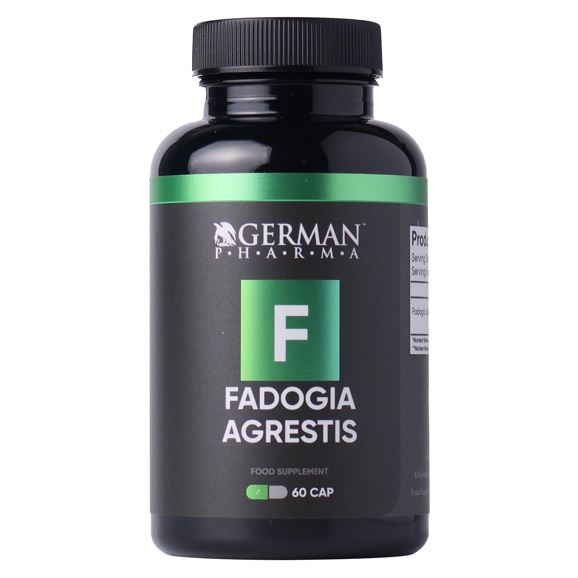 Fadogia Agrestis, Premium Natural Supplement for Muscle Building & Recovery, 60 Vegetarian Capsules - Made in the UK
