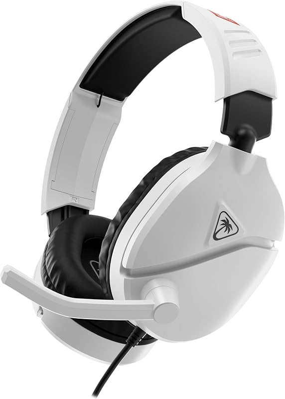 Recon 70 Blanc Nintendo Casque Gaming Filaire Licence Officielle pour Nintendo Switch 2 avec Microphone à Bascule, Ajustable, Design léger, Commandes sur Le Casque