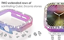 WINGLE 2 Pack Bling Case for Apple Watch Series 10