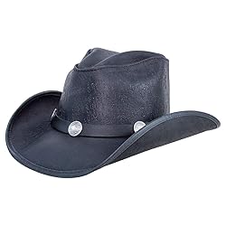 American Hat Makers Cyclone Medium Leather Cowboy