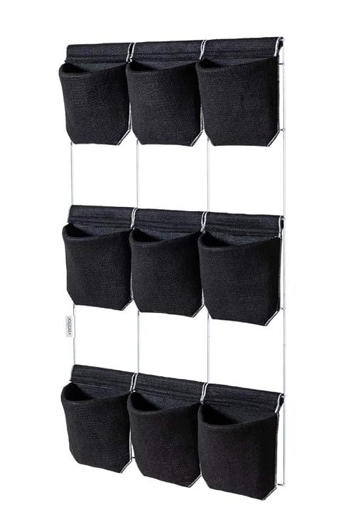 Vertiflor Huerto Vertical para 9 Plantas. Color Negro, 100 x 71 x ...