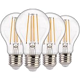 FLSNT Dusk to Dawn Outdoor Sensor A19 LED Edison Bulbs,7W (60W Eqv.), 800LM,Vintage Filament E26 Base, Auto On/Off Photocell 