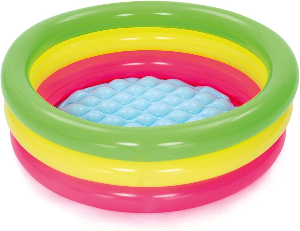 Bestway Bestway 3 Ring Summer Pool Ø70cm x H24cm Repair Patch Included
