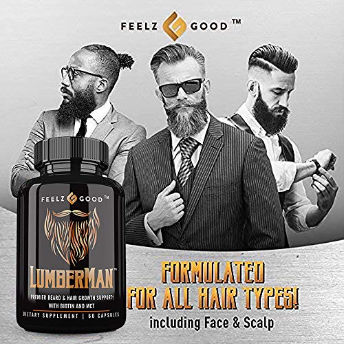 Lumberman™ Premier Beard Growth & Hair Growth Vitamin Formula Beard