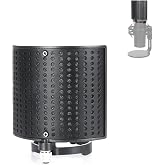for Hyperx Quadcast 2 Microphone Pop Filter - Windscreen Compatible with Hyperx Quadcast 2, Three-Layer Pop Shield Improve Sound Quality