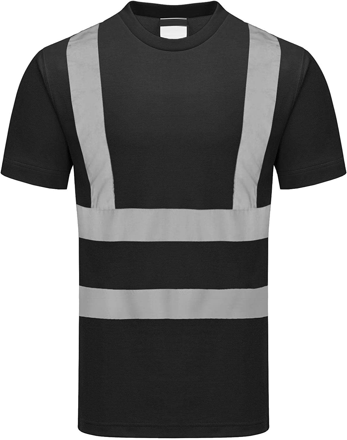 GA COMMUNICATIONS Hi Vis Viz T Shirt High Visibility Reflective Tape Worker Safety Security Tops