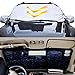 Windshield Sun Shade Foldable Sun Shade for Car Windshield Universal Car Window Sun Shade UV Protection Keep Vehicle Cool Front Window Sun Shade(75