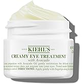 Kiehl's Avocado Eye Treatment, Under Eye Cream for Puffiness and Dark Circles, with Caffeine to Correct Bags, 99% Naturally Derived Non-Toxic Formula
