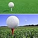 TOYMYTOY 8pcs Plastic Golf Balls Game Toy Balls Indoor Outdoor Practice Balls for Kids Children Golfer (White)