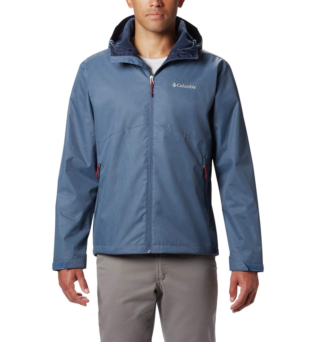 columbia men's rainie falls waterproof hooded jacket